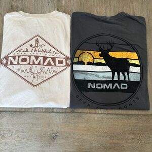 Nomad Men's XL T-Shirt Bundle- Cream and Gray